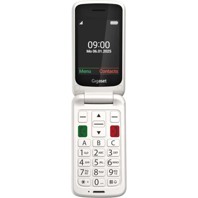 Siemens Gigaset GL595 white (2.80", 0.30 Mpx), Téléphone portable à touches, Blanc Siemens Gigaset GL595 white (2.80", 0.30 Mpx), Téléphone portable à touches, Blanc