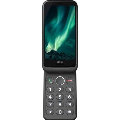 Doro Aurora A20 (64 Go, Noir, 4.50", Double SIM, 4G), Téléphone portable, Noir Doro Aurora A20 (64 Go, Noir, 4.50", Double SIM, 4G), Téléphone portable, Noir