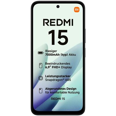 Xiaomi Redmi 15 - Écran LCD 6,9, caméra 108 MP, 7000 mAh - Smartphone Xiaomi Redmi 15 - Écran LCD 6,9, caméra 108 MP, 7000 mAh - Smartphone