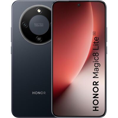 Honor Magic8 Lite (256 Go, Midnight Black, 6.79", Double SIM hybride, 5G), Téléphone portable, Noir Honor Magic8 Lite (256 Go, Midnight Black, 6.79", Double SIM hybride, 5G), Téléphone portable, Noir