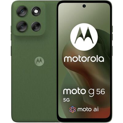 Motorola Moto G56 (256 Go, Pantone Aneth, 6.72", Double SIM, 5G), Téléphone portable, Vert Motorola Moto G56 (256 Go, Pantone Aneth, 6.72", Double SIM, 5G), Téléphone portable, Vert