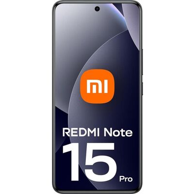 Xiaomi Redmi Note 15 Pro (256 Go, Noir, 6.77", Double SIM hybride, 4G), Téléphone portable, Noir Xiaomi Redmi Note 15 Pro (256 Go, Noir, 6.77", Double SIM hybride, 4G), Téléphone portable, Noir