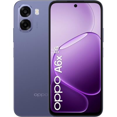 Oppo A6X 256GB 6GB RAG 5G TITANIUM PURPLE ITALY (256 Go, Noir Pourpre, 6.75", Double SIM, 5G), Téléphone portable, Noir, Violet Oppo A6X 256GB 6GB RAG 5G TITANIUM PURPLE ITALY (256 Go, Noir Pourpre, 6.75", Double SIM, 5G), Téléphone portable, Noir, Violet