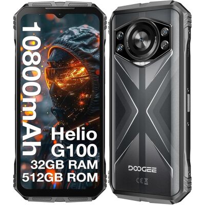 Doogee S118 (512 Go, Argent, 6.67", Double SIM, 4G), Téléphone portable, Argent Doogee S118 (512 Go, Argent, 6.67", Double SIM, 4G), Téléphone portable, Argent
