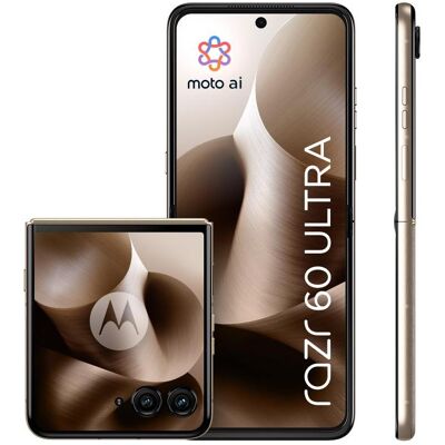 Motorola Razr 60 Ultra (512 Go, Pantone Mountain Trail, 6.96", SIM + eSIM, 5G), Téléphone portable, Marron Motorola Razr 60 Ultra (512 Go, Pantone Mountain Trail, 6.96", SIM + eSIM, 5G), Téléphone portable, Marron