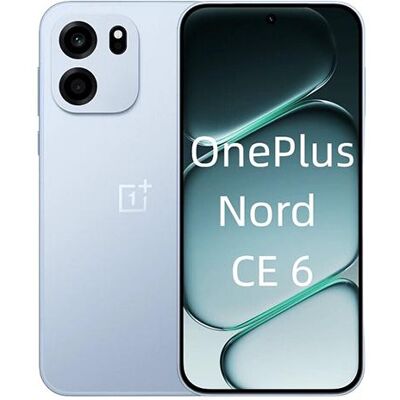 OnePlus Nord CE6 (256 Go, Bleu azur, 6.77", Double SIM, 5G), Téléphone portable, Bleu OnePlus Nord CE6 (256 Go, Bleu azur, 6.77", Double SIM, 5G), Téléphone portable, Bleu