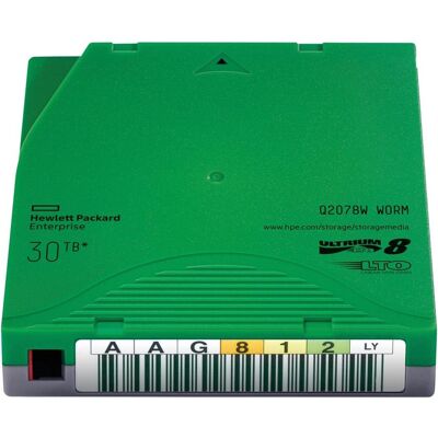 HPE Q2078W (LTO-8 Ultrium, 12000 Go), Cartouche de données HPE Q2078W (LTO-8 Ultrium, 12000 Go), Cartouche de données