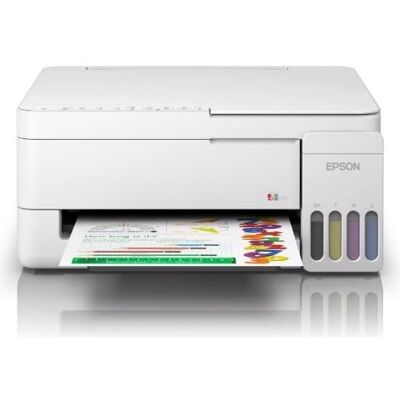 Epson Imprimante multifonction MFP ITS EcoTank L3356 couleur/A4/33 ppm/USB/Wi-Fi/3 pl/4,1 kg/blanc (Réservoir d'encre, Couleur), Imprimante, Blanc Epson Imprimante multifonction MFP ITS EcoTank L3356 couleur/A4/33 ppm/USB/Wi-Fi/3 pl/4,1 kg/blanc (Réservoir d'encre, Couleur), Imprimante, Blanc