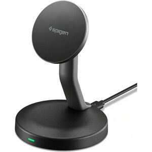 Spigen - Wireless Charger Essential EF151MS (ACH10441) - MagSafe, Fast Charge, 15W - Black (15 W), Chargeur sans fil, Noir Spigen - Wireless Charger Essential EF151MS (ACH10441) - MagSafe, Fast Charge, 15W - Black (15 W), Chargeur sans fil, Noir