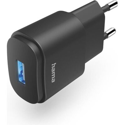 Hama Chargeur USB, Adaptateur secteur USB-A, Adaptateur universel, Indicateur LED, 6 W, Noir (6 W, 1 portion), Chargeur USB, Noir Hama Chargeur USB, Adaptateur secteur USB-A, Adaptateur universel, Indicateur LED, 6 W, Noir (6 W, 1 portion), Chargeur USB, Noir