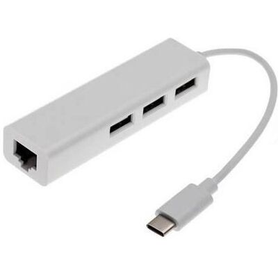 Adaptateur USB-C LKADAT avec Ethernet 10/100 et 3 ports USB 2.0 Adaptateur USB-C LKADAT avec Ethernet 10/100 et 3 ports USB 2.0