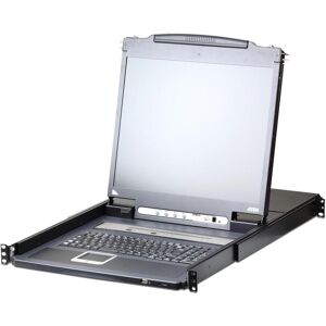 Aten CL5716iM Commutateur KVM LCD Over IP, USB-PS/2,VGA, 16 ports, DE-Layout, Commutateur KVM, Noir Aten CL5716iM Commutateur KVM LCD Over IP, USB-PS/2,VGA, 16 ports, DE-Layout, Commutateur KVM, Noir