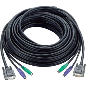 Aten 2L-1010P/C Câble clavier / vidéo / souris (KVM), Câble pour commutateur KVM Aten 2L-1010P/C Câble clavier / vidéo / souris (KVM), Câble pour commutateur KVM