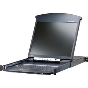 Aten KL1516AiN CH Cat.5 Commutateur KVM over IP 16 ports 19" LCD, double rail, layout CH, Commutateur KVM, Noir Aten KL1516AiN CH Cat.5 Commutateur KVM over IP 16 ports 19" LCD, double rail, layout CH, Commutateur KVM, Noir
