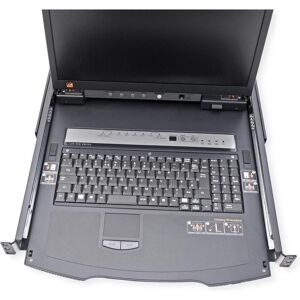 Aten KL1508AiN FR Cat.5 Commutateur KVM over IP 8 ports, écran LCD 19", double rail, layout FR, Commutateur KVM, Noir Aten KL1508AiN FR Cat.5 Commutateur KVM over IP 8 ports, écran LCD 19", double rail, layout FR, Commutateur KVM, Noir