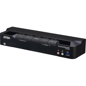 Aten CS1944DPA KVMP-Switch 4-fach Dual-Display, DisplayPort, USB 3.0, 8K, Commutateur KVM, Noir Aten CS1944DPA KVMP-Switch 4-fach Dual-Display, DisplayPort, USB 3.0, 8K, Commutateur KVM, Noir