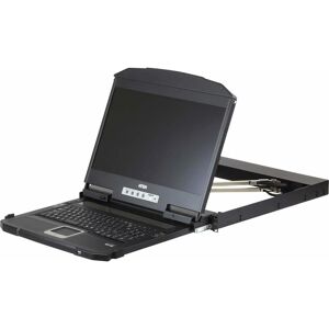 Aten CL3800NW IT Console LCD courte double rail 18,5" (USB HDMI DVI VGA) Disposition IT, Commutateur KVM, Noir Aten CL3800NW IT Console LCD courte double rail 18,5" (USB HDMI DVI VGA) Disposition IT, Commutateur KVM, Noir