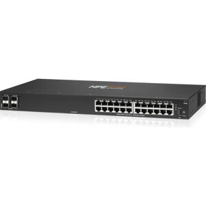 Aruba HPE Networking CX 6000 24p 10M/100M/1G 4p SFP 1G Switch EU en (28 ports), Switch réseau, Noir Aruba HPE Networking CX 6000 24p 10M/100M/1G 4p SFP 1G Switch EU en (28 ports), Switch réseau, Noir