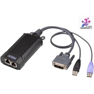 Aten DVI USB KVM DigiProcessor, Commutateur KVM, Noir, Violet, Gris Aten DVI USB KVM DigiProcessor, Commutateur KVM, Noir, Violet, Gris