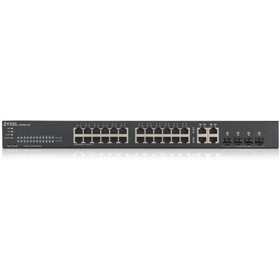 Zyxel Nébuleuse GS1920-24v2 (24 ports), Switch réseau, Noir Zyxel Nébuleuse GS1920-24v2 (24 ports), Switch réseau, Noir