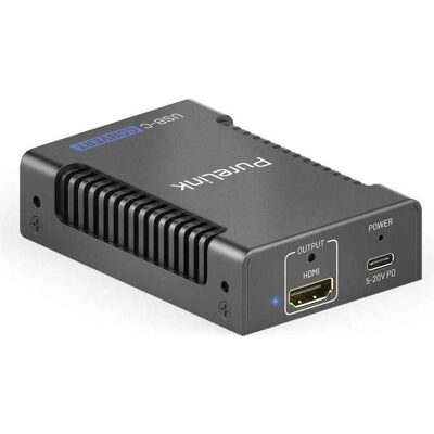 Purelink PureTools PT-C-CPDHD-18G USB-C auf HDMI 2.0 Konverter 18 Gbps, Convertisseur vidéo Purelink PureTools PT-C-CPDHD-18G USB-C auf HDMI 2.0 Konverter 18 Gbps, Convertisseur vidéo