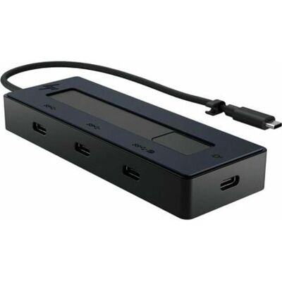 HP 6G843AA (USB-C, 4 ports), Station d’accueil + hub USB, Noir HP 6G843AA (USB-C, 4 ports), Station d’accueil + hub USB, Noir