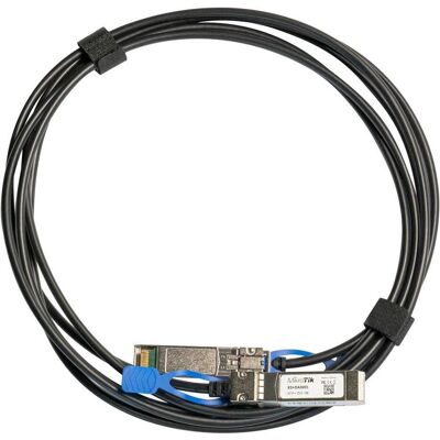 MikroTik 1m de câble à connexion directe SFP 1G SFP+ 10G 25G support SFP28 (1 m), Câble réseau MikroTik 1m de câble à connexion directe SFP 1G SFP+ 10G 25G support SFP28 (1 m), Câble réseau