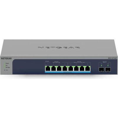 Netgear MS510TXUP 8-PORT POE++ + (8 ports), Switch réseau, Bleu, Gris Netgear MS510TXUP 8-PORT POE++ + (8 ports), Switch réseau, Bleu, Gris