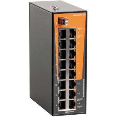 Weidmüller IE-SW-ELB-16-16TX Réseau (16 ports), Switch réseau Weidmüller IE-SW-ELB-16-16TX Réseau (16 ports), Switch réseau