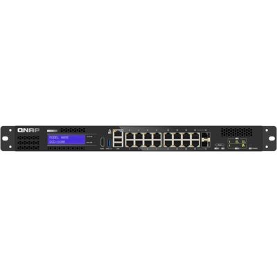 QNAP QGD-1600 : 16 ports 1GbE avec 2 RJ45 (16 ports), Switch réseau, Gris, Noir QNAP QGD-1600 : 16 ports 1GbE avec 2 RJ45 (16 ports), Switch réseau, Gris, Noir