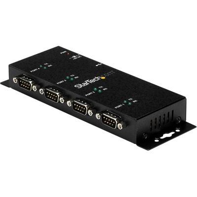StarTech Adaptateur Série USB 4 Ports (USB-B, 4 ports), Station d’accueil + hub USB, Noir StarTech Adaptateur Série USB 4 Ports (USB-B, 4 ports), Station d’accueil + hub USB, Noir