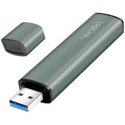 LogiLink Lecteur de cartes USB 3.2 Hub 2-port grey (USB-A, 4 ports), Station d’accueil + hub USB, Gris, Argent LogiLink Lecteur de cartes USB 3.2 Hub 2-port grey (USB-A, 4 ports), Station d’accueil + hub USB, Gris, Argent