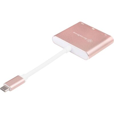 Silverstone EP08P Station, Station d’accueil + hub USB, Pink Silverstone EP08P Station, Station d’accueil + hub USB, Pink
