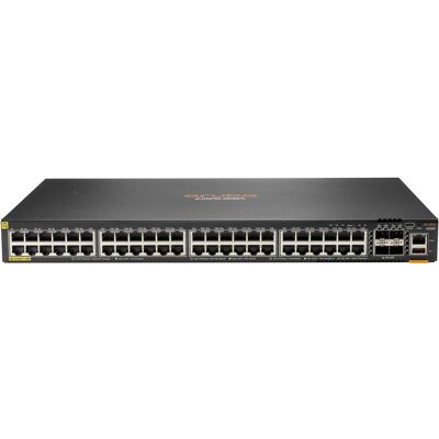 Aruba HPE Networking CX 6200F 48G 4SFP Switch UE en (48 ports), Switch réseau, Noir Aruba HPE Networking CX 6200F 48G 4SFP Switch UE en (48 ports), Switch réseau, Noir