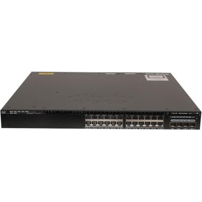 Cisco Systems WS-C3650-24PD-S Commutateur (24 ports), Switch réseau, Noir Cisco Systems WS-C3650-24PD-S Commutateur (24 ports), Switch réseau, Noir