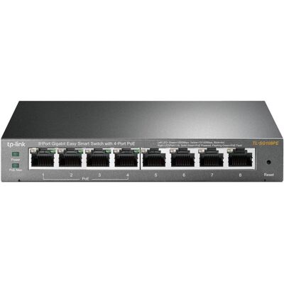 TP-Link Tl-Sg108pe (8 ports), Switch réseau, Noir TP-Link Tl-Sg108pe (8 ports), Switch réseau, Noir