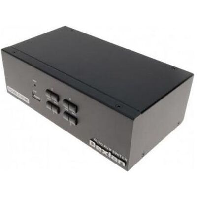 Dexlan DX-D4KHUA4-KVM - Commutateur KVM HDMI 4K à 4 ports avec double vue Dexlan DX-D4KHUA4-KVM - Commutateur KVM HDMI 4K à 4 ports avec double vue