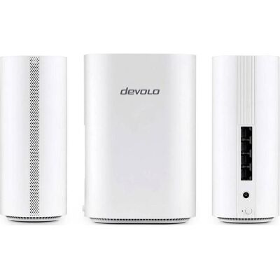 Devolo Devo WiFi 7 Mesh BE9300 Tri-Band 3-Pack, Routeur, Blanc Devolo Devo WiFi 7 Mesh BE9300 Tri-Band 3-Pack, Routeur, Blanc