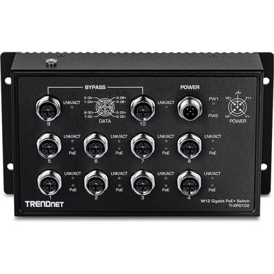 Trendnet 10-PORT INDUSTRIEL EN 50155 (10 ports), Switch réseau, Noir Trendnet 10-PORT INDUSTRIEL EN 50155 (10 ports), Switch réseau, Noir
