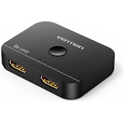 Vention Dwukierunkowy przełącznik HDMI 2-portowy 8K Ultra HD, Hub Vention Dwukierunkowy przełącznik HDMI 2-portowy 8K Ultra HD, Hub