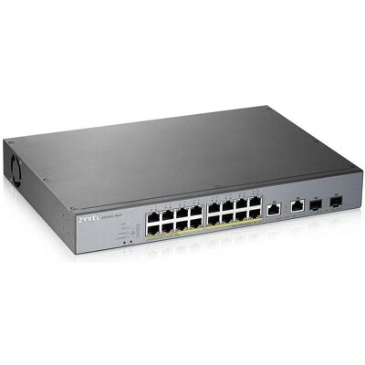 Zyxel GS1350-18HP (16 ports), Switch réseau, Gris Zyxel GS1350-18HP (16 ports), Switch réseau, Gris