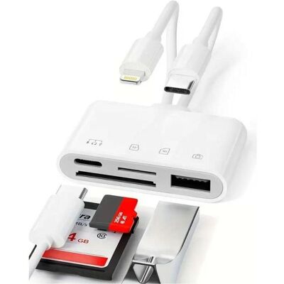 PowerGuard 4-in-1 (USB-C, 4 ports), Station d’accueil + hub USB, Blanc, Gris PowerGuard 4-in-1 (USB-C, 4 ports), Station d’accueil + hub USB, Blanc, Gris