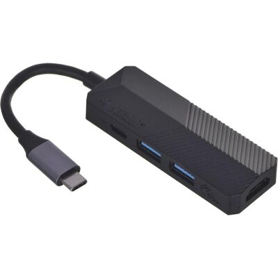 Orico Station Hub 2x USB+HDMI+USB-C (USB-C, 4 ports), Station d’accueil + hub USB, Gris Orico Station Hub 2x USB+HDMI+USB-C (USB-C, 4 ports), Station d’accueil + hub USB, Gris