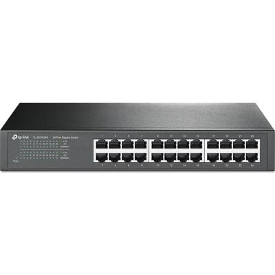 TP-Link Switch TL-SG1024D 24 Port (24 ports), Switch réseau, Gris TP-Link Switch TL-SG1024D 24 Port (24 ports), Switch réseau, Gris