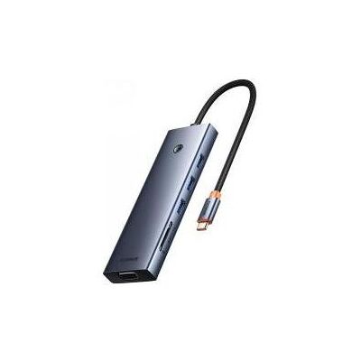 Baseus 10-Port HUB Type-C UltraJoy HDMI, VGA, 3xUSB 3.0, PD, RJ45, SD/TF, 3.5mmGrey (USB-C, 10 ports), Station d’accueil + hub USB, Gris Baseus 10-Port HUB Type-C UltraJoy HDMI, VGA, 3xUSB 3.0, PD, RJ45, SD/TF, 3.5mmGrey (USB-C, 10 ports), Station d’accueil + hub USB, Gris