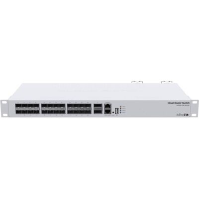 MikroTik CRS326-24S+2Q+RM Commutateur réseau administrable L3 Fast Ethernet (10/100) blanc 1U (24 ports), Switch réseau, Blanc MikroTik CRS326-24S+2Q+RM Commutateur réseau administrable L3 Fast Ethernet (10/100) blanc 1U (24 ports), Switch réseau, Blanc