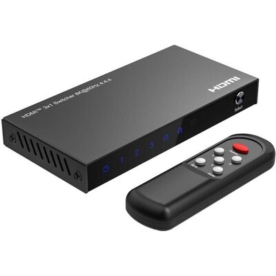 MicroConnect 8K@60Hz HDMI Switch 3x1, HDCP, Hub MicroConnect 8K@60Hz HDMI Switch 3x1, HDCP, Hub