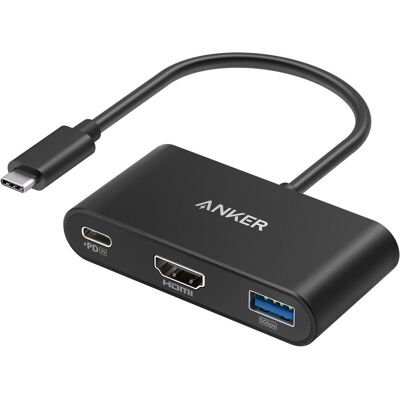 Hub USB-C Anker PowerExpand - HDMI 4K, 5 Gbps, Gris Hub USB-C Anker PowerExpand - HDMI 4K, 5 Gbps, Gris