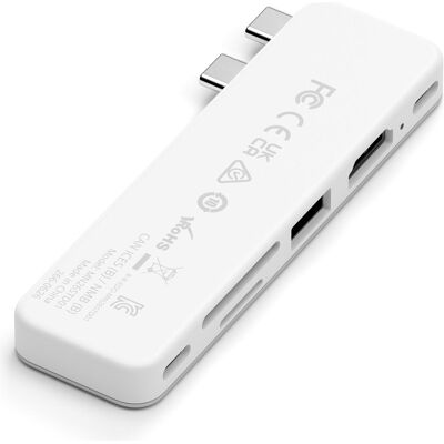 Satechi Hub USB-C Snap, couleur argent (USB-C, 6 ports), Station d’accueil + hub USB, Argent Satechi Hub USB-C Snap, couleur argent (USB-C, 6 ports), Station d’accueil + hub USB, Argent