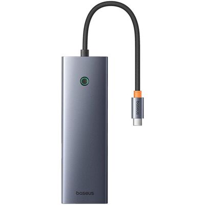 Baseus 10-Port HUB Type-C UltraJoy HDMI, VGA, 3xUSB 3.0, PD, RJ45, SD/TF, 3.5mmGrey (USB-C, 10 ports), Station d’accueil + hub USB, Gris Baseus 10-Port HUB Type-C UltraJoy HDMI, VGA, 3xUSB 3.0, PD, RJ45, SD/TF, 3.5mmGrey (USB-C, 10 ports), Station d’accueil + hub USB, Gris